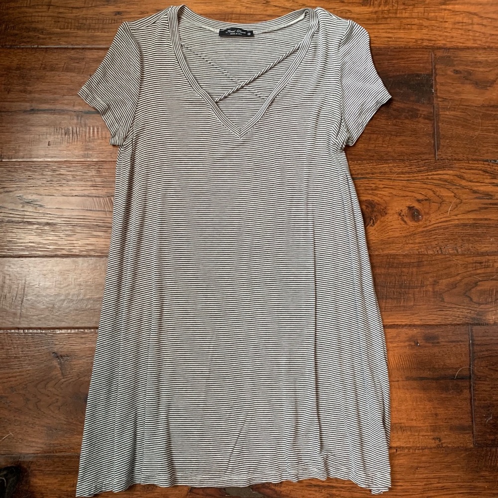Striped T-Shirt Dress
